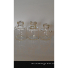 Clear Tubular Cosmetic Small Screwed Bottle